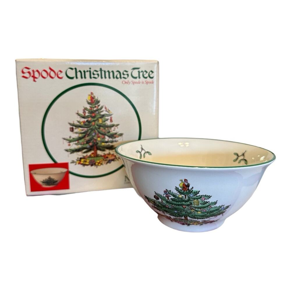 Spode Christmas Tree Nut Bowl 5.5” Made in England